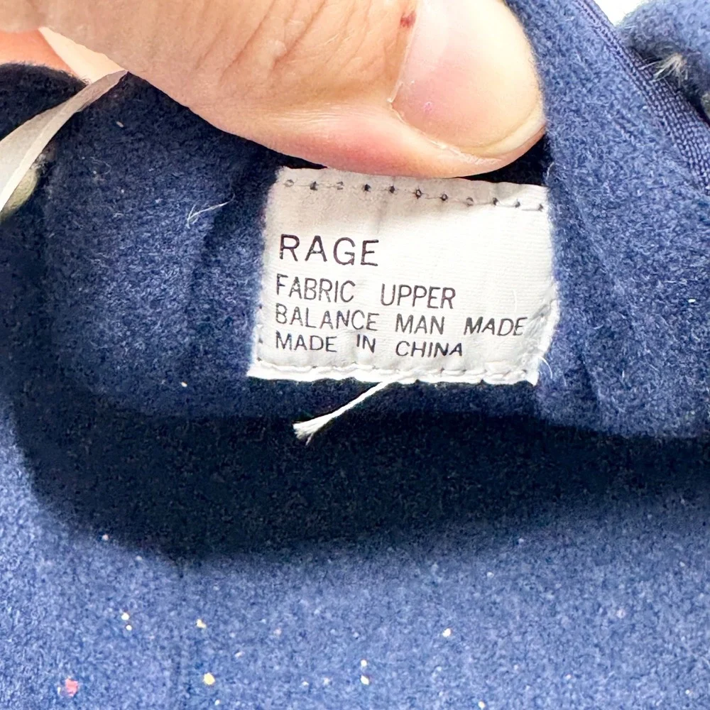Vintage Deadstock Y2K‎ Seychelles RAGE Chunky Platform Sneaker Navy Size 7.5